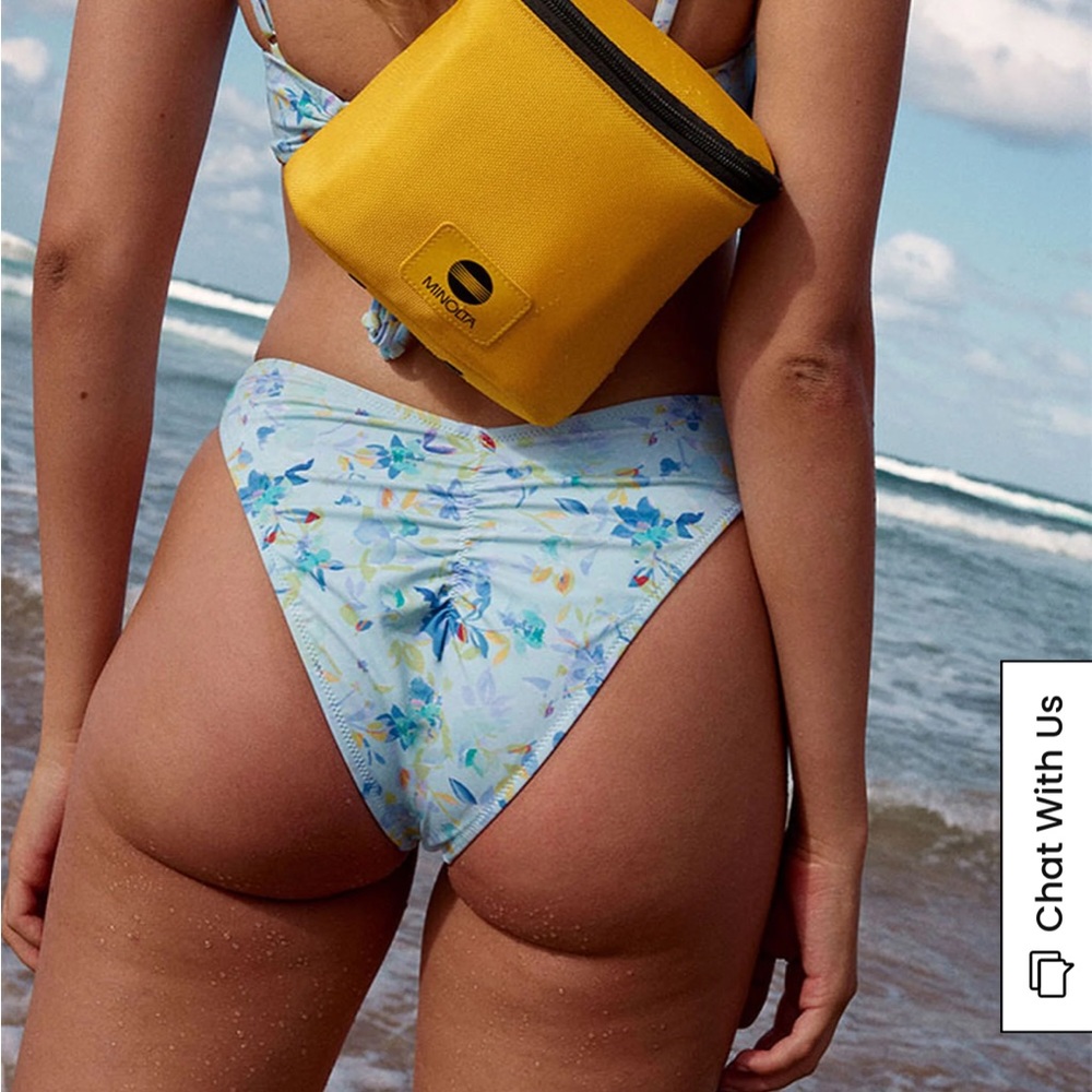 Eco blue bikini bottom PACSUN